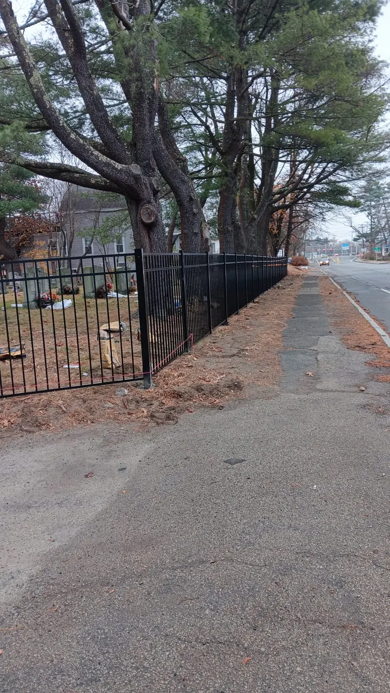 Aluminum Fence example