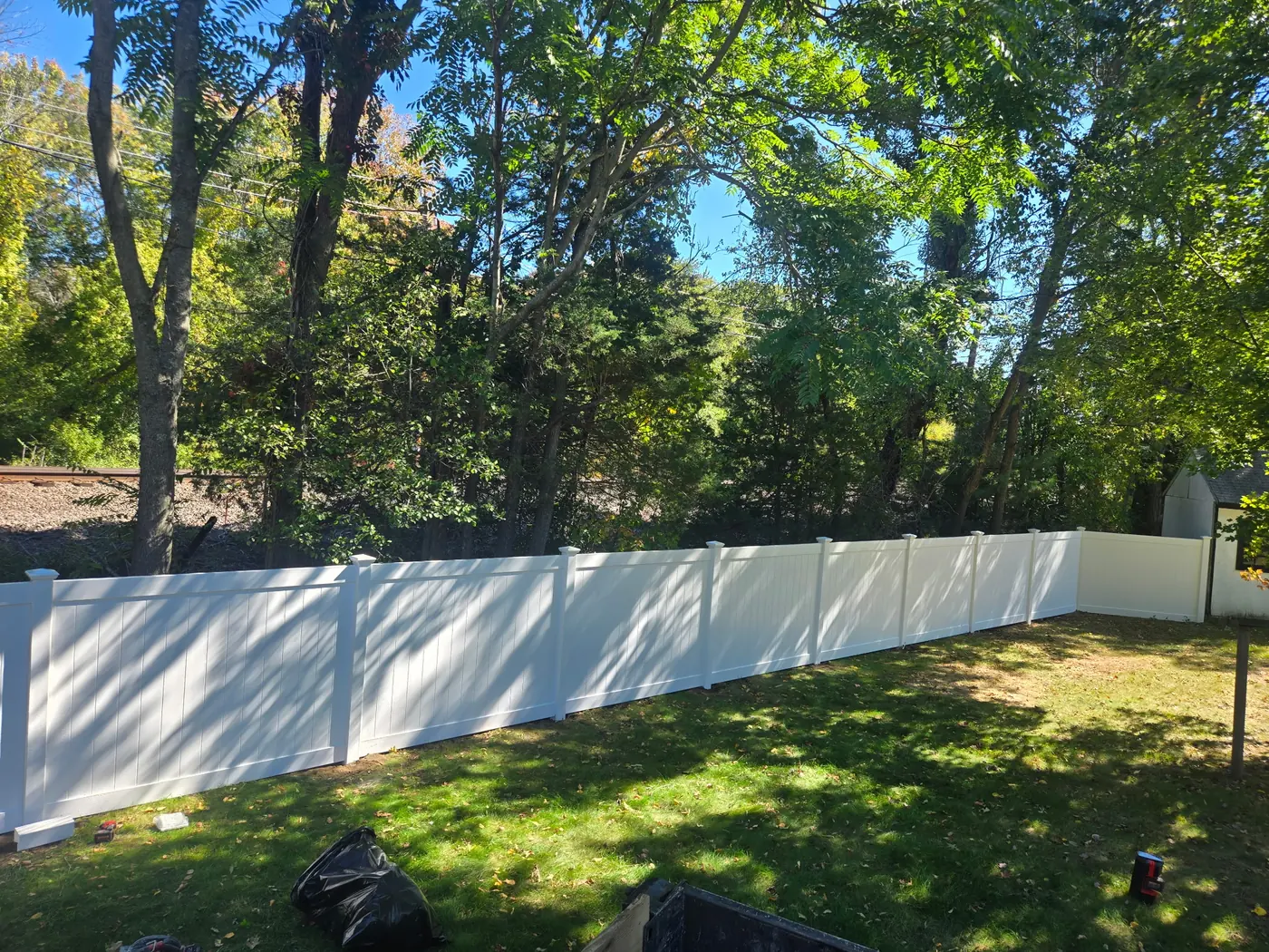 Vinyl Fence example 1