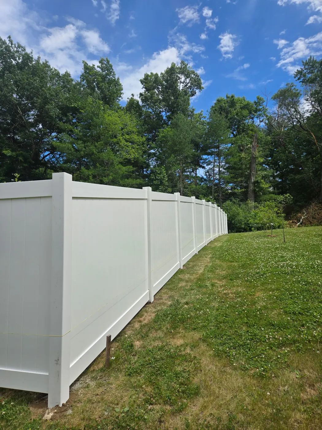 Vinyl Fence example
